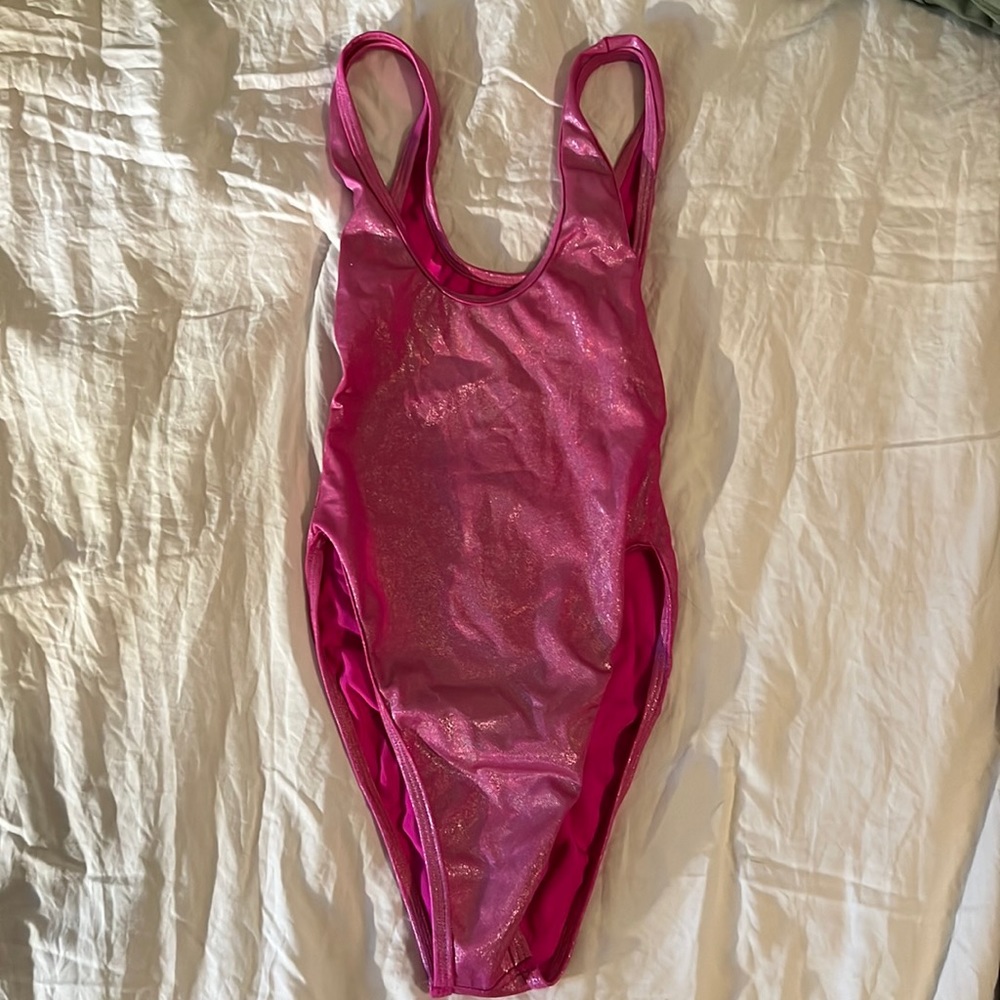 iheart raves pink bodysuit